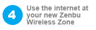 Step 4: Use the internet at your new wireless zone