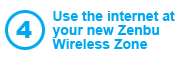 Step 4: Use the internet at your new wireless zone