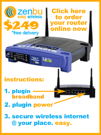 Click here to buy a Zenbu Wireless Router and offer secure wireless internet access at your place.