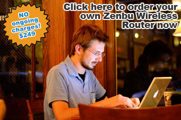 Using the internet wirelessly - Zenbu Wireless Zones make it easy and affordable. Photo by powerbooktrance